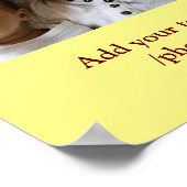 名シンプルミニマル前の文字カラフルの追加 ポスター (角)