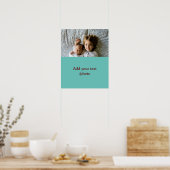 名シンプルミニマル前の文字カラフルの追加 ポスター (キッチン)