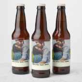 名シンプルミニマル前のphoto food labelを追加 ビールラベル (ボトル)