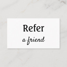 名シンプルミニマル前ストアの追加サロン 紹介カード