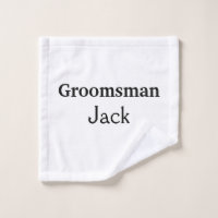 名シンプルミニマル前groomsmanの追カスタム加