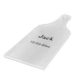 名シンプルミニマル前groomsmanの追カスタム加 カッティングボード (角)