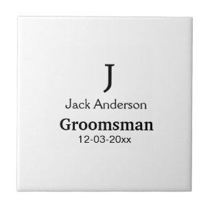 名シンプルミニマル前groomsmanの追カスタム加 タイル