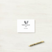 名シンプルミニマル前groomsmanの追カスタム加 ポストイット (デスク上)