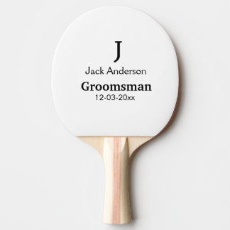 名シンプルミニマル前groomsmanの追カスタム加 卓球ラケット