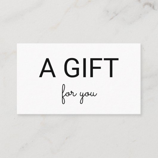 名シンプル前のアドレスの追加文字のロゴ 割引カード (正面)