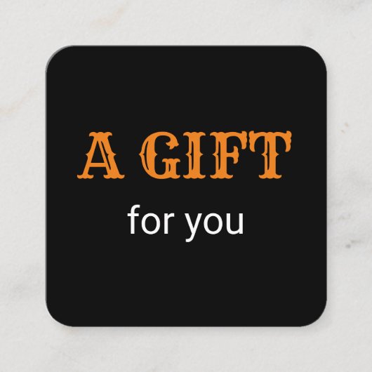 名シンプル前のアドレスの追加文字のロゴdis コーリングカード (正面)