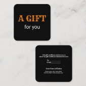 名シンプル前のアドレスの追加文字のロゴdis コーリングカード (正面/裏面)