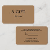 名シンプル前のアドレスの追加文字のロゴdis コーリングカード (正面/裏面)