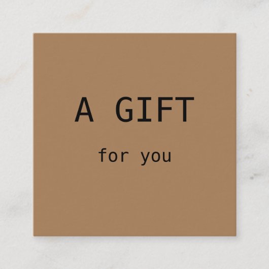 名シンプル前のアドレスの追加文字のロゴdis スクエア名刺 (正面)