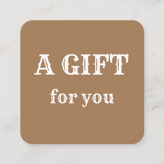 名シンプル前のアドレスの追加文字のロゴdis スクエア名刺 (正面)