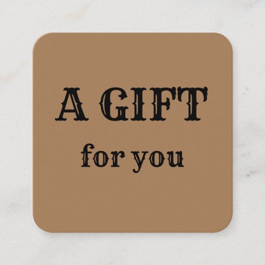 名シンプル前のアドレスの追加文字のロゴdis スクエア名刺 (正面)