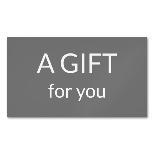 名シンプル前のアドレスの追加文字のロゴdis マグネット名刺 (正面)