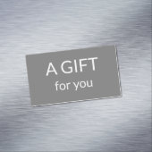 名シンプル前のアドレスの追加文字のロゴdis マグネット名刺 (インサイチュ)