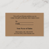 名シンプル前のアドレスの追加文字のロゴdis 名刺 (裏面)