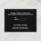 名シンプル前のアドレスの追加文字のロゴdis 名刺 (裏面)