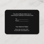 名シンプル前のアドレスの追加文字のロゴdis 名刺 (裏面)