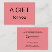 名シンプル前のアドレスの追加文字のロゴdis 名刺 (正面/裏面)