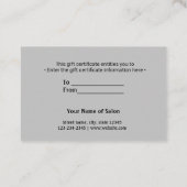 名シンプル前のアドレスの追加文字のロゴdis 名刺 (裏面)