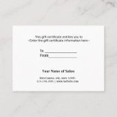 名シンプル前のアドレスの追加文字のロゴdis 名刺 (裏面)