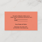 名シンプル前のアドレスの追加文字のロゴdis 名刺 (裏面)