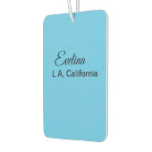 名シンプル前の追加ミニマル文字プレイスシティクスト カーエアーフレッシュナー (左)