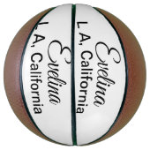 名シンプル前の追加ミニマル文字プレイスシティクスト バスケットボール (縦)