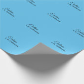 名シンプル前の追加ミニマル文字プレイスシティクスト ラッピングペーパー (角)