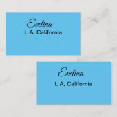 名シンプル前の追加ミニマル文字プレイスシティクスト 名刺 (正面/裏面)