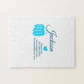 名シンプル前の追加ミニマル文字プレイス市内電話 ジグソーパズル (横)