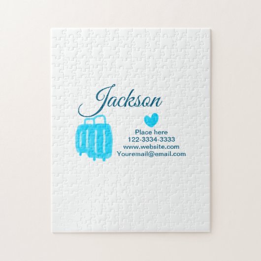 名シンプル前の追加ミニマル文字プレイス市内電話 ジグソーパズル (縦)