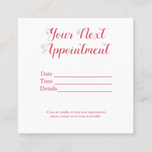 名シンプル前の追加文字写真の指定 予約カード (正面)