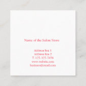 名シンプル前の追加文字写真の指定 予約カード (裏面)