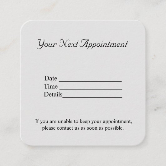 名シンプル前の追加文字写真の指定 予約カード (正面)