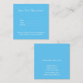 名シンプル前の追加文字写真の指定 予約カード (正面/裏面)