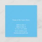 名シンプル前の追加文字写真の指定 予約カード (裏面)