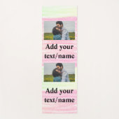 名シンプル前をミニマル追加します。 ヨガマット (正面)