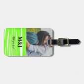 名シンプル前を付ミニマルけてください。 ラゲッジタグ (正面横)