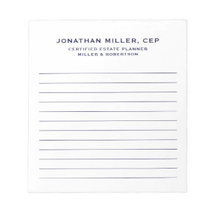 名シンプル称会社 ノートパッド