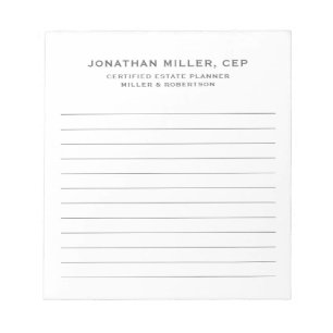 名シンプル称会社 ノートパッド