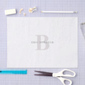 名スタイリッシュモダン前とモノグラム 薄葉紙 (クラフト)