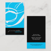 名スタイリッシュ刺と名はっきりした刺 名刺 (正面/裏面)