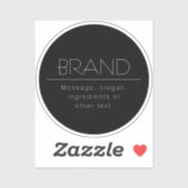 名スタイリッシュ前その他の文字 シール (シート)