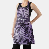 名スタイリッシュ前の紫離れ色の熱帯帯 エプロン (インサイチュ)