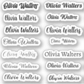 名スタイリッシュ前シール シール (正面)