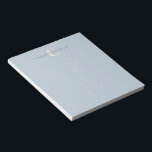 名スタイリッシュ前(シック)(淡い青) ノートパッド<br><div class="desc">Light スタイリッシュ Blue Notepadの名前</div>