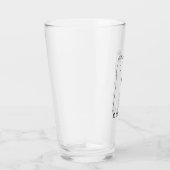 名パーソナライズされたお洒落名は可愛いよくはしゃぐ タンブラーグラス (右)