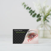 名パーソナライズされた刺ドラッグ 名刺 (スタンド正面)