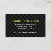 名パーソナライズされた刺ドラッグ 名刺 (裏面)