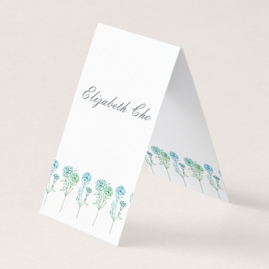 名パーソナライズされた刺 名刺 (正面)